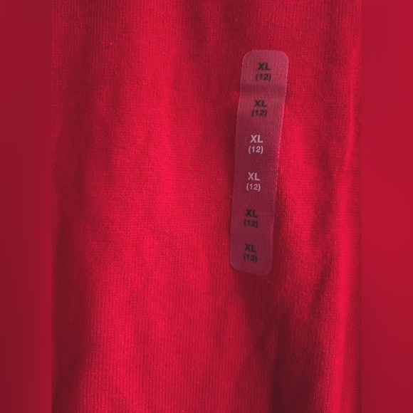 NWT! Gap, Kids Organic Cotton Uniform Sweater, Red, Size XL (12-13years) - Picture 5 of 7